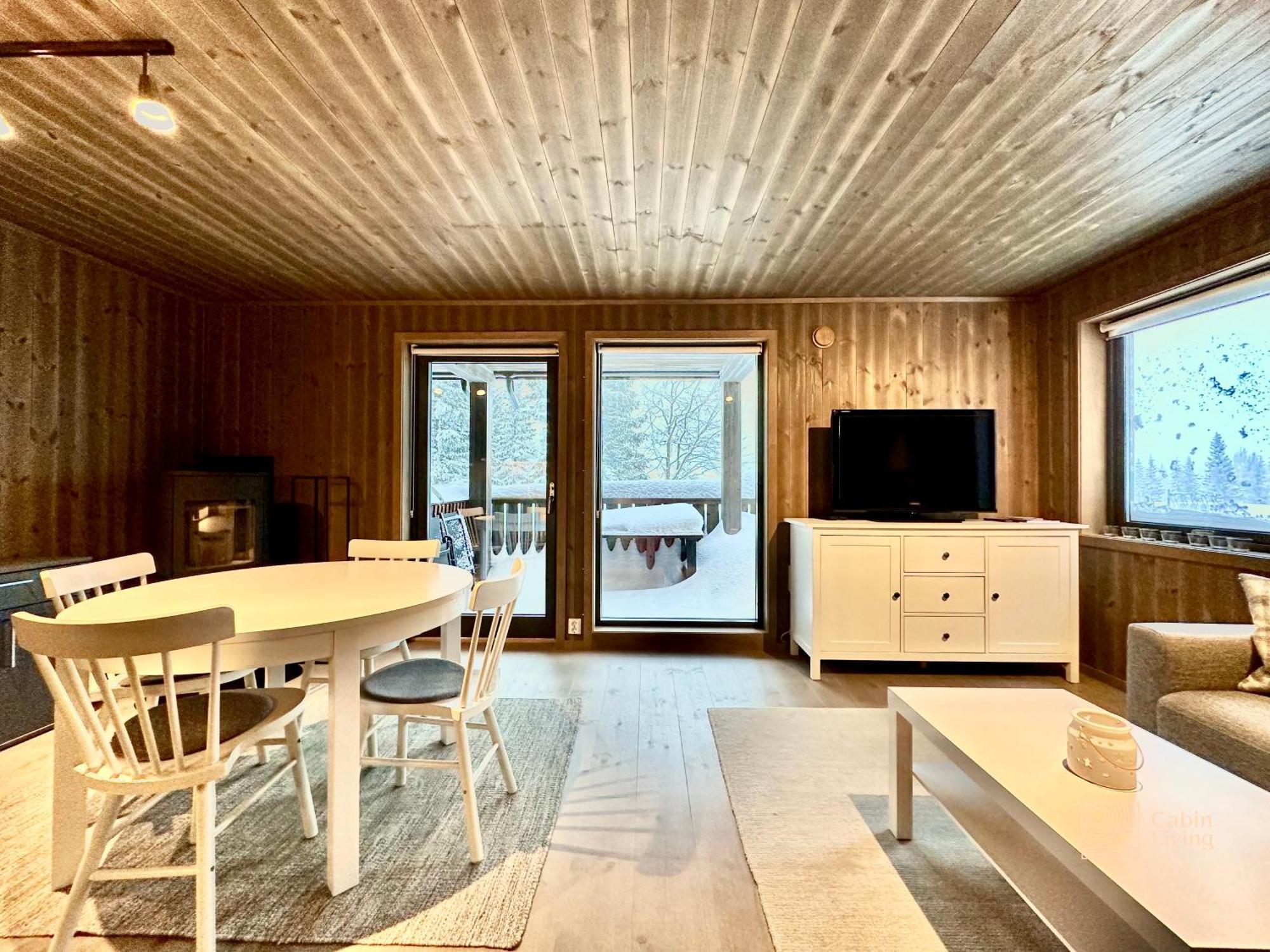 Modern Ski-In Out Apartment At Sjusjoen Exterior foto
